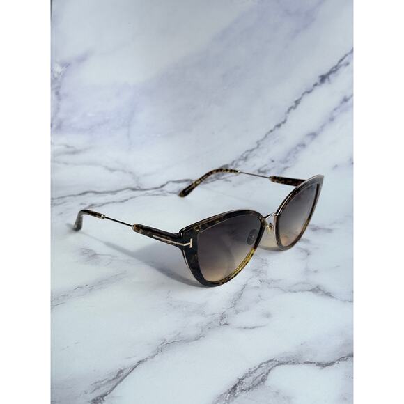 NEW Tom Ford FT0868 Anjelica Cat Eye Sunglasses Animal Print main image 6